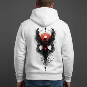 Raven Spirit Graphic Hoodie - Image 2