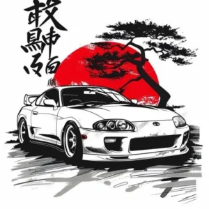 JDM Car Graphic Hoodie - Image 4