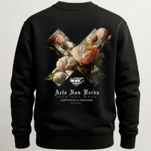 Floral Art Streetwear Sweatshirt - Image 1