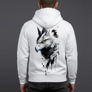 Fierce Eagle Graphic Hoodie - Image 2