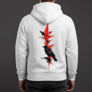 Raven Art Hoodie - Image 2